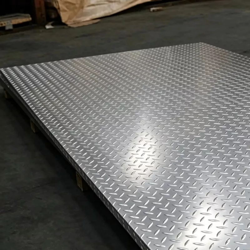 1.5-100mm Plate Checkered kanggo Bridge Walkway