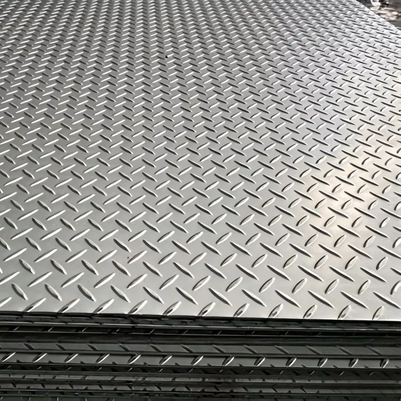 Anti Slip Pola Diamond Plate baja kotak-kotak